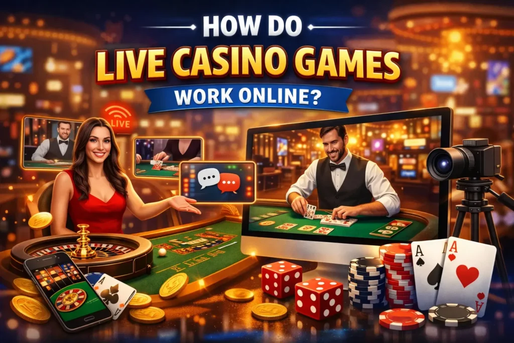 How Do Live Casino Games Work Online
